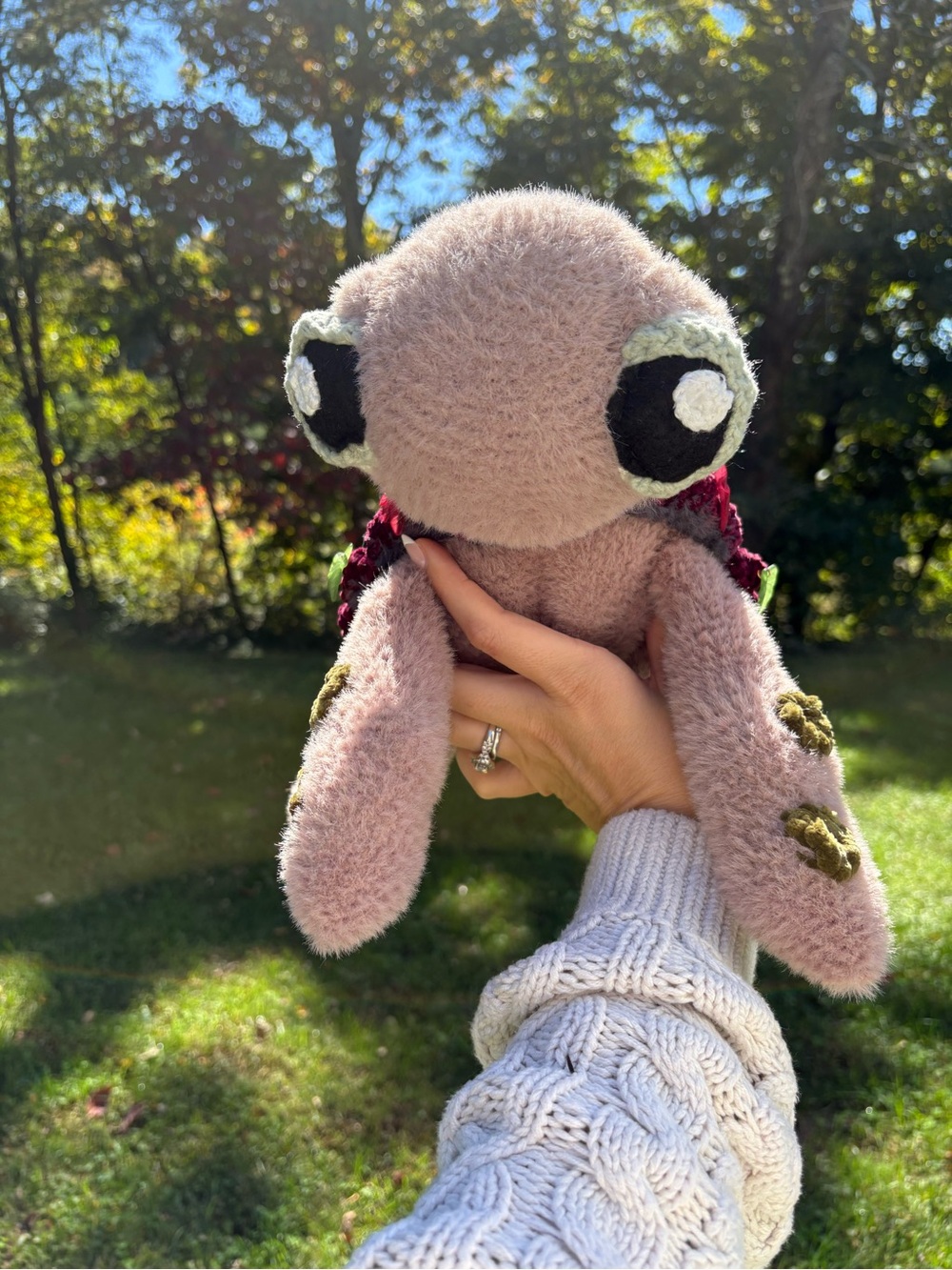 Plush Small Pet Turtle Toy - Pink